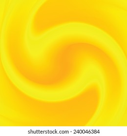illustration with wave yellow background