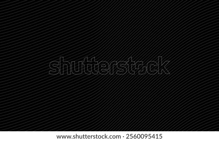 illustration wavy black line background. Balck Background with Lines