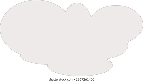 illustration of wavy white clouds
