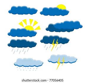 illustration of weather