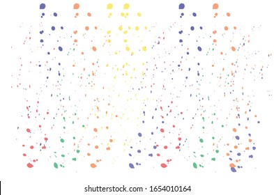 illustration for web design, creative projects, Confetti background
