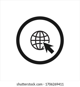 Illustration of web icon on white background, from eps10