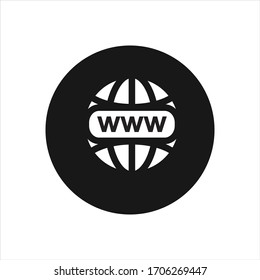 Illustration of web icon on white background, from eps10
