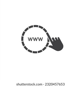 ilustración de sitio web, icono de sitio web, arte vectorial.