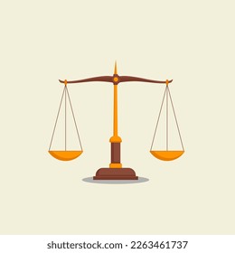 Ilustración de una escala de pesaje