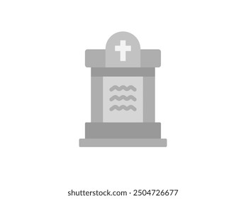 Illustration of a Western-style grave icon.