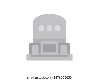 Illustration of a western-style tombstone.