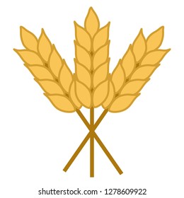 Illustration of the wheat