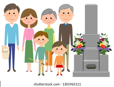 The illustration of which you're visiting the grave.