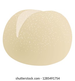 Illustration of the white bread