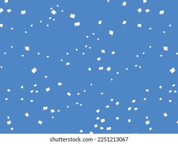 ilustración de fondo de confeti blanco