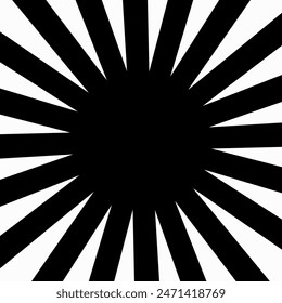 Illustration of white gradient focus lines