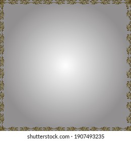 Illustration in white and neutral colors. Seamless pattern.Hand drawn doodle frames. Vector illustration.