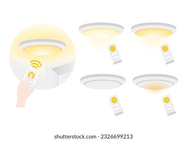 It is an illustration of white sealing light.