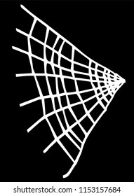 Illustration of White spider web 