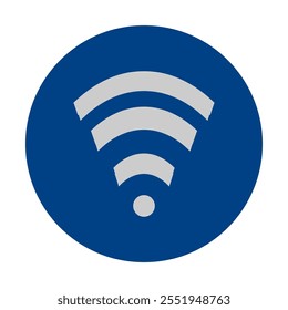 Ilustración del icono de WiFi para la conectividad inalámbrica