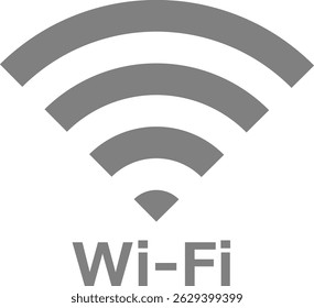 Ilustração de um ícone de marca de Wi-Fi.