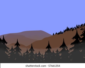 illustration wild nature,day