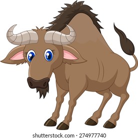 Illustration of a Wildebeest 