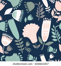 illustration of wildflowers