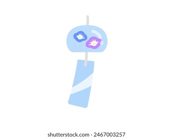 Illustration of wind chime icon.