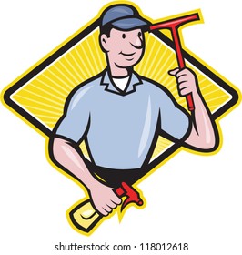 Window Cleaner Cartoon Images Stock Photos Vectors Shutterstock