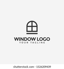 Illustration of Window Logo Design Template For Your Company