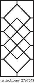 illustration of window security made of stainless steel