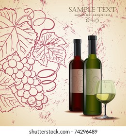 Illustration wine