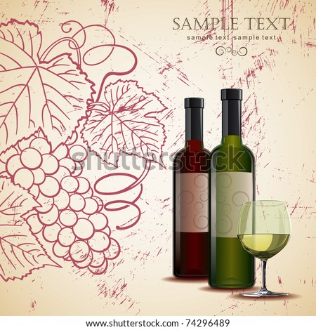 Illustration wine