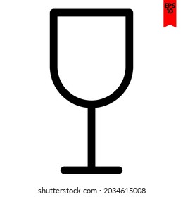 Illustration von Weindesign-Symbol