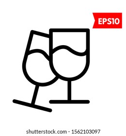 illustration of wine flat icon