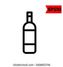 illustration of wine flat icon