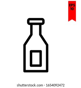 illustration of wine flat icon