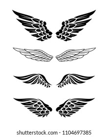 Illustration Of Wings Collection Set
