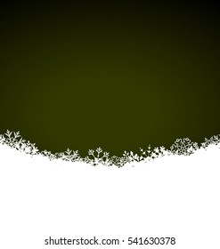 Illustration Winter Abstract Background with Snow. Christmas Snow Surface - Vector