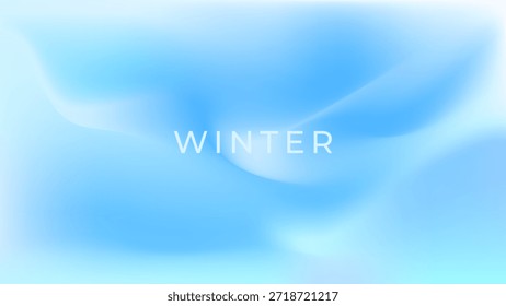 ILLUSTRATION WINTER BACKGROUND LANDSCAPES GRADIENT MESH BLUE COLOR CHRISTMAS DESIGN GODD FOR FLYER, BANNERS, PRINT, WEBSITE, WALLPAPER, COVER DESIGN, GREETING CARD