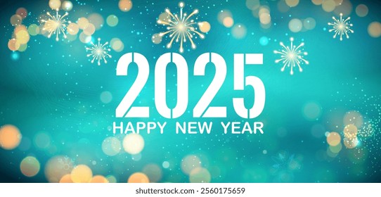 illustration of wintertime festive for Merry Christmas and Happy New Year seasonal greetings holiday background