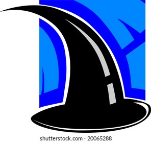 Illustration of a wizard hat
