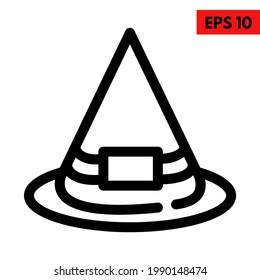 Illustration of wizard hat icon