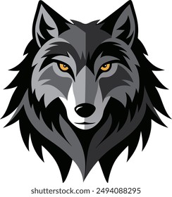 illustration Wolf lobo sticker symbol icon