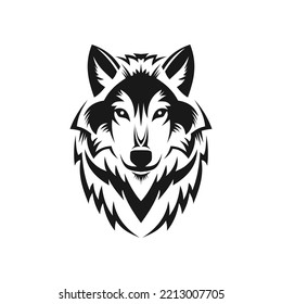 illustration of a wolf vector
