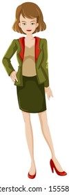 Illustration of a woman