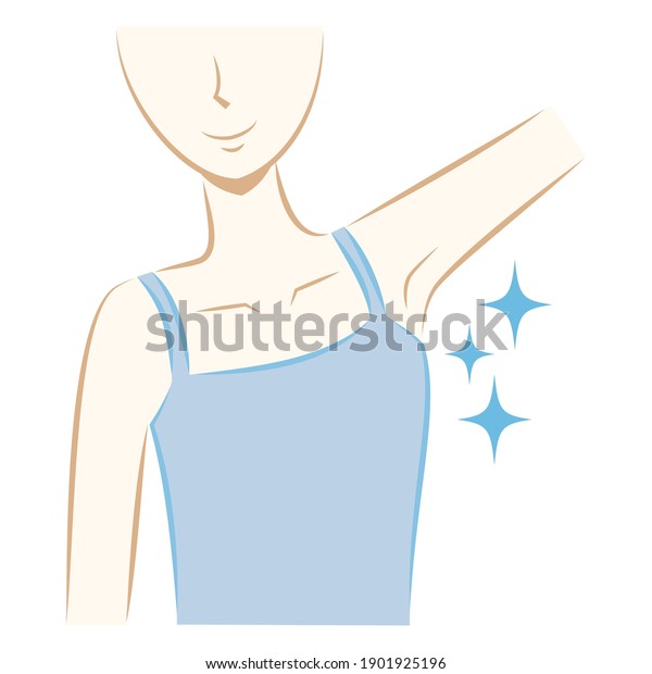 Illustration Woman Beautiful Armpits Stock Vector (Royalty Free ...