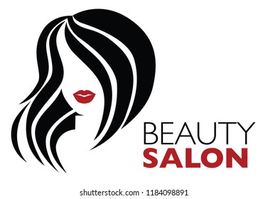 Illustration Woman Beautiful Hair Can Be Stock Vector (Royalty Free ...