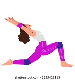 Illustration of Woman Doing Yoga