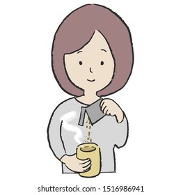 入浴 日本人 女性 のイラスト素材 画像 ベクター画像 Shutterstock