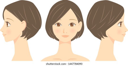 Illustration of a woman's face