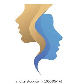 Illustration Of A Woman's Face, A Logo For Plastic Surgery