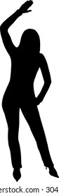 illustration of a women posing